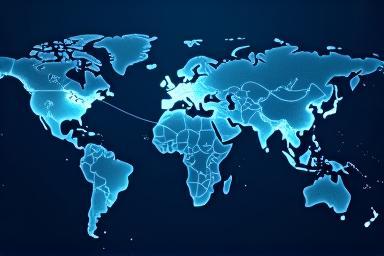 グローバルロジスティクスネットワークの抽象表現
